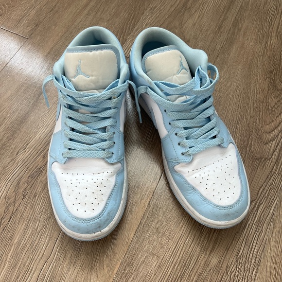 women’s air jordan’s ice blue size 10 - Picture 5 of 9